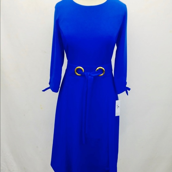 Ladies style solid color dress - Picture 2 of 4